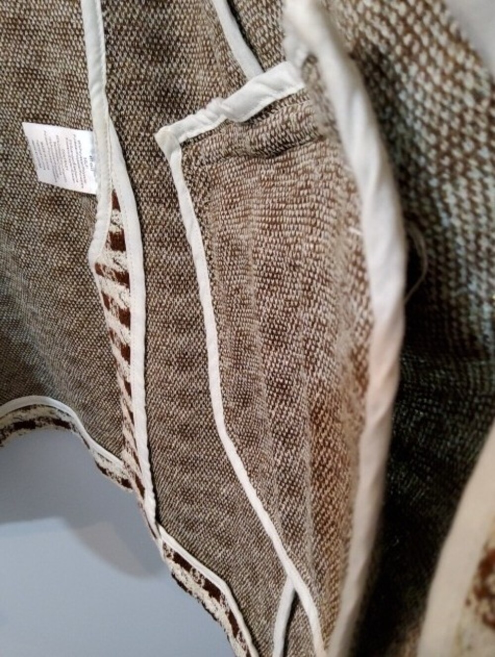 Anthropologie Dolan Left Coast Houndstooth Blazer Jacket NWT Size Large - Picture 8 of 16